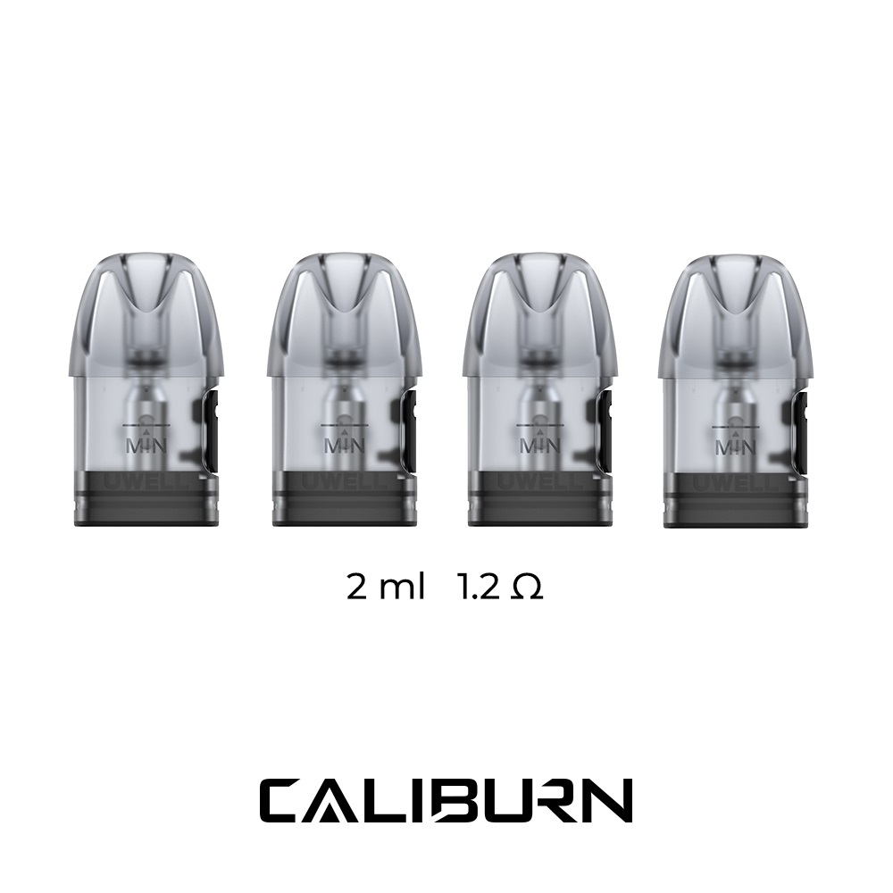 Uwell Caliburn A2 Replacement Pods 4pk (Side-Filling), Caliburn A2s ...